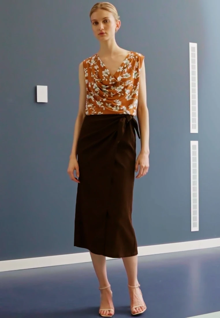 Top - Brown/white 4 Top - Brown/white – Bild 2