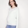 NURSING - BUTTON OPENING - Strickpullover - White 1 NURSING - BUTTON OPENING - Strickpullover - White -Chic Fusion Verkauf 01cf3af9e9aa4e77a51334105d7ea780