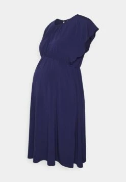 FIT AND FLARE FLOWY DROPPED SHOULDER - Jerseykleid - Dark Blue 12 FIT AND FLARE FLOWY DROPPED SHOULDER - Jerseykleid - Dark Blue -Chic Fusion Verkauf 04d7e9d7a98d47c4a9fd90efc04acbf5