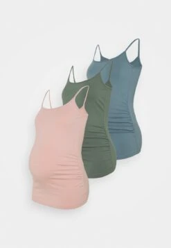 3 PACK - Top - Pink /green/teal