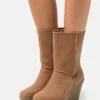 Anna Field WINTER BOOT - Keilstiefelette - Cognac -Chic Fusion Verkauf 0a0e208641da49138277589d1dfc661b