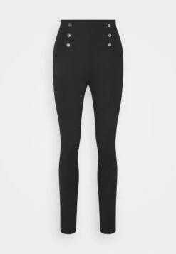 Anna Field Punto Leggings With Button Detail - Leggings - Hosen - Black -Chic Fusion Verkauf 128131271e9646dc855d17ee160ec4ec