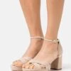 LEATHER - Plateausandalette - Beige 1 LEATHER - Plateausandalette - Beige -Chic Fusion Verkauf 14874fb7a3704fde8e20002f98831cec
