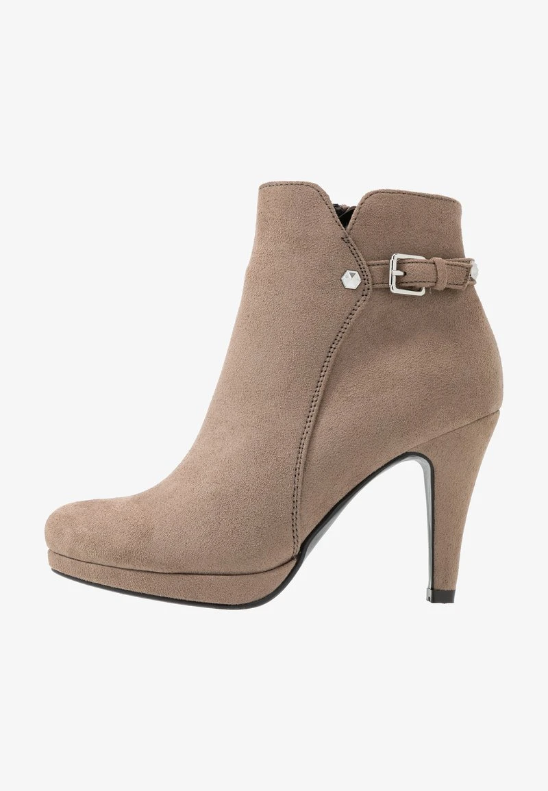 Anna Field High Heel Stiefelette - Taupe 4 Anna Field High Heel Stiefelette - Taupe – Bild 2
