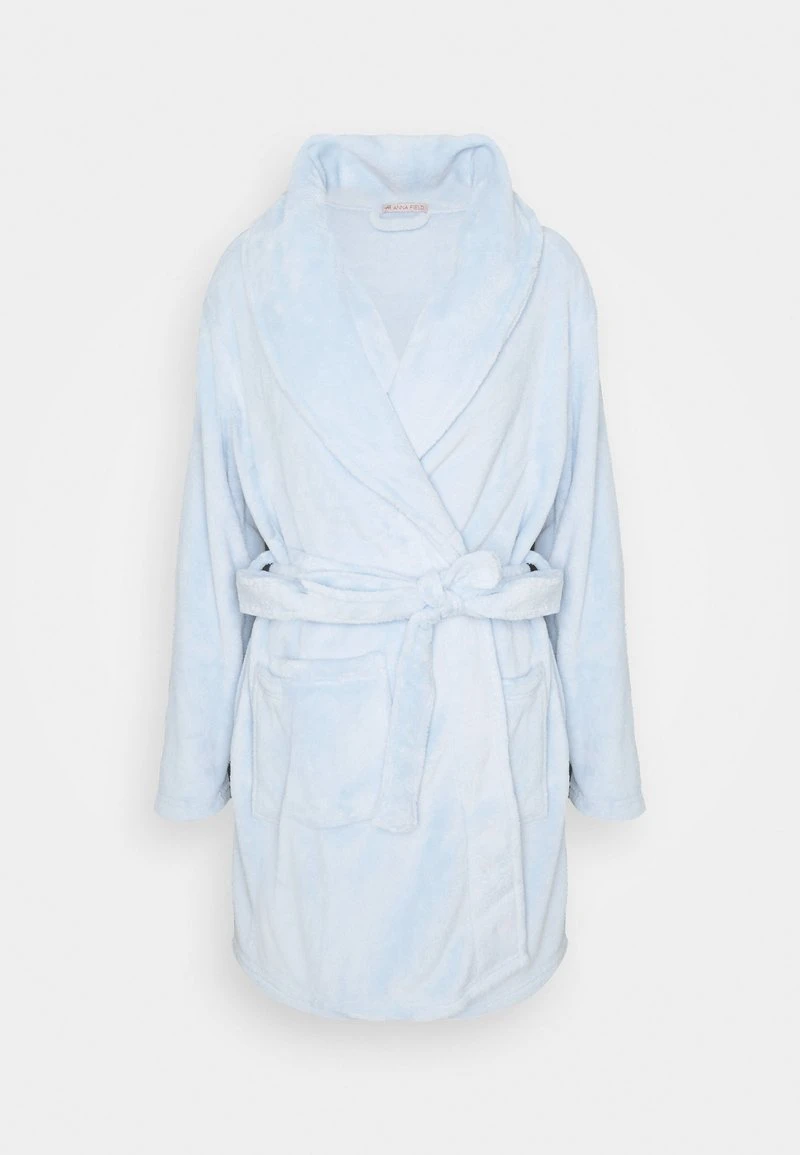 Anna Field LADIES PLUSH BATHROBE - Bademantel - Blue 7 Anna Field LADIES PLUSH BATHROBE - Bademantel - Blue – Bild 5