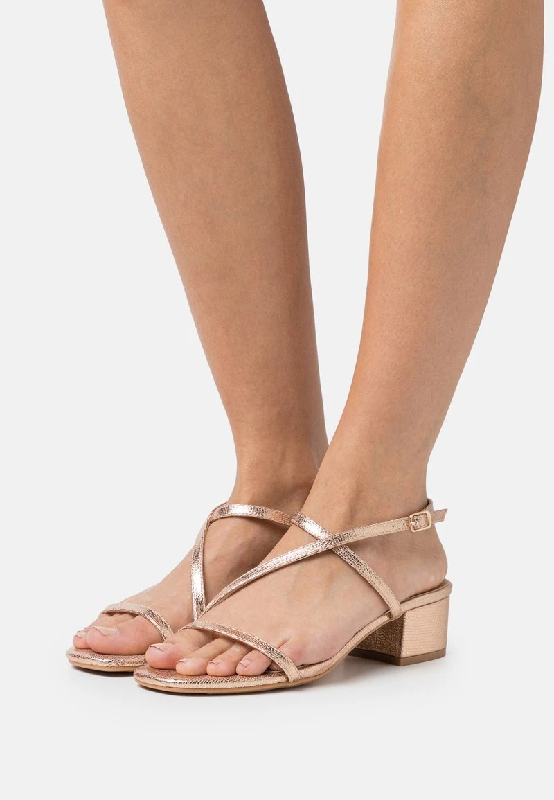 Riemensandalette - Rose Gold Coloured 3 Riemensandalette - Rose Gold Coloured