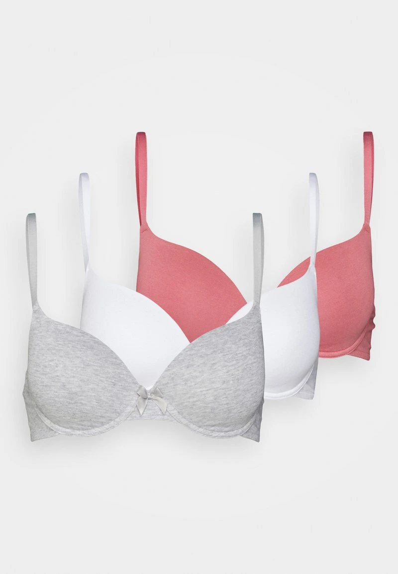 Anna Field SUNLIGHT 3PP TSHIRT BRA - Bügel BH - Pink/grey/white 8 Anna Field SUNLIGHT 3PP TSHIRT BRA - Bügel BH - Pink/grey/white – Bild 6