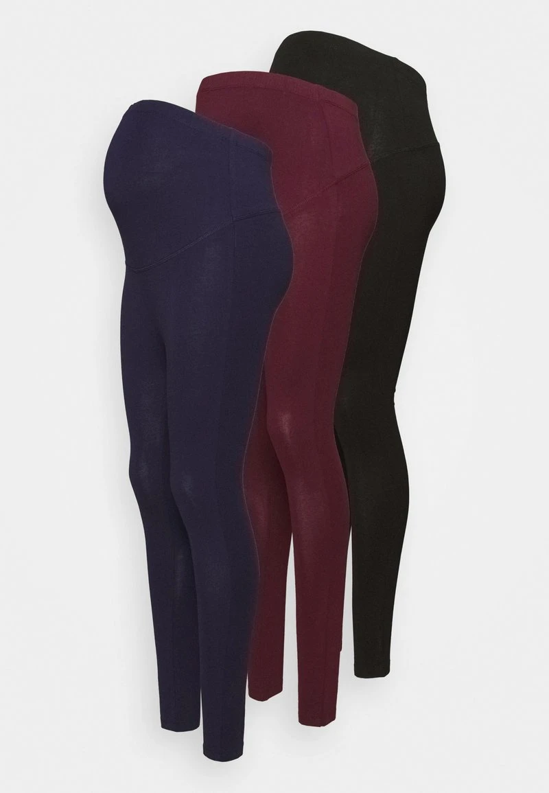 3 PACK - Leggings - Hosen - Black/bordeaux/dark Blue 8 3 PACK - Leggings - Hosen - Black/bordeaux/dark Blue – Bild 6