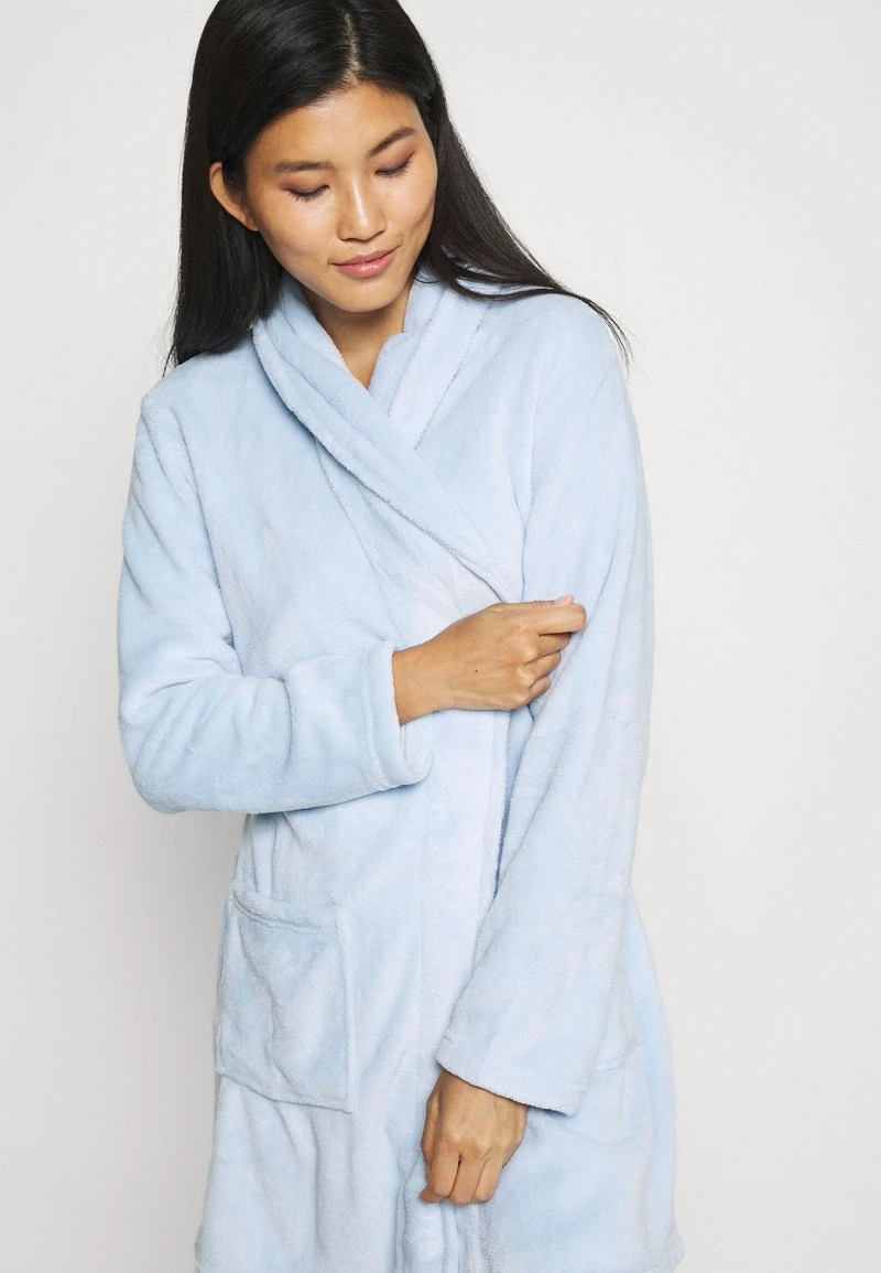 Anna Field LADIES PLUSH BATHROBE - Bademantel - Blue 6 Anna Field LADIES PLUSH BATHROBE - Bademantel - Blue – Bild 4