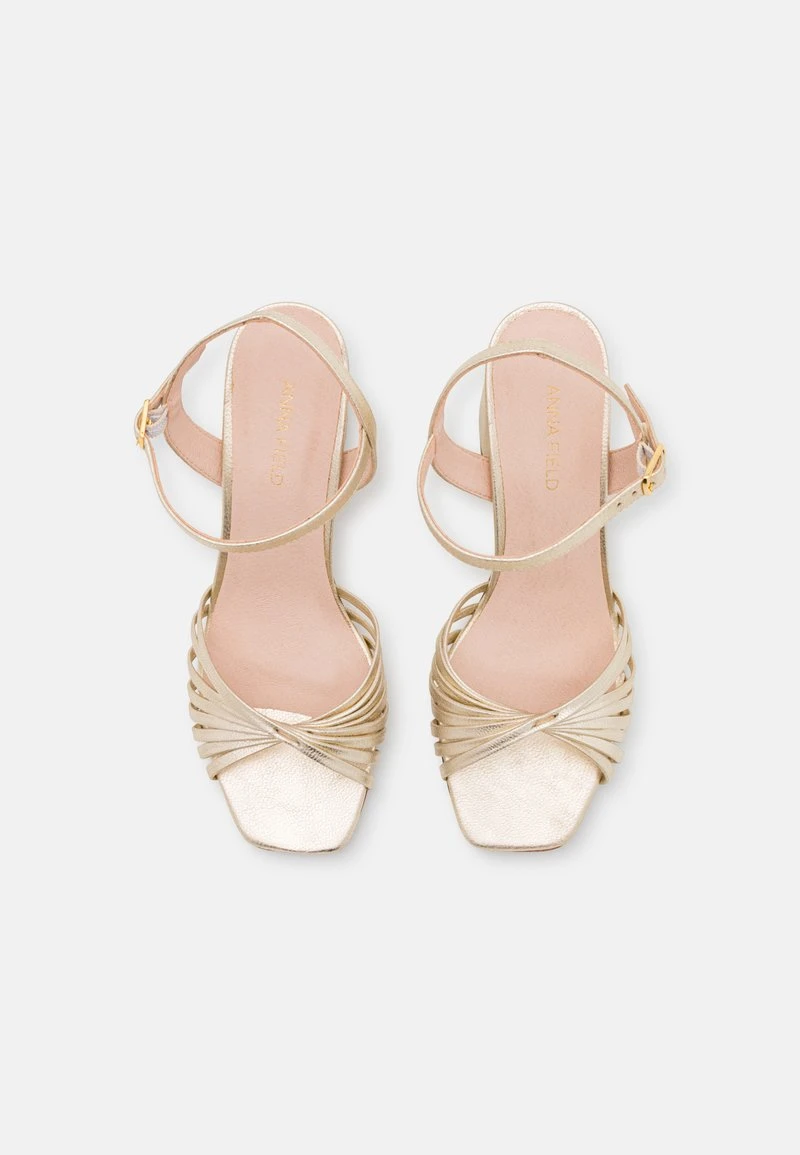 Anna Field LEATHER - High Heel Sandalette - Gold 8 Anna Field LEATHER - High Heel Sandalette - Gold – Bild 6