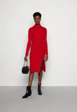 Anna Field ROLLKRAGEN RIPP MINI STRICKKLEID MIT GÜRTEL - Strickkleid - Red -Chic Fusion Verkauf 37e2535a7bb7492aa6a9cdd94483c348