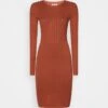Anna Field CREW AUSSCHNITT RIPP TOP BODYCON MINI STRICKKLEID - Etuikleid - Brown 1 Anna Field CREW AUSSCHNITT RIPP TOP BODYCON MINI STRICKKLEID - Etuikleid - Brown -Chic Fusion Verkauf 38de2f6e35c644b49d1c8060d1e77df3