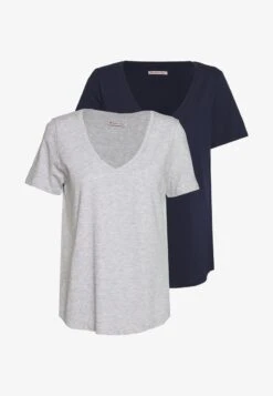 Anna Field T-Shirt Basic - Mottled Light Grey/blue -Chic Fusion Verkauf 4a5c6845e23a4c3ca6fadd59d3ca1f89 1