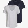 Anna Field T-Shirt Basic - Mottled Light Grey/blue 2 Anna Field T-Shirt Basic - Mottled Light Grey/blue -Chic Fusion Verkauf 4a5c6845e23a4c3ca6fadd59d3ca1f89