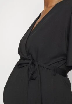 SHORT SLEEVE WRAP JUMPSUIT - Jumpsuit - Black 12 SHORT SLEEVE WRAP JUMPSUIT - Jumpsuit - Black -Chic Fusion Verkauf 541129908c634708bbbcbb46733e0b91