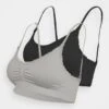 Anna Field MATERNITY SEAMLESS BRA 2 PACK - Bustier - Grey/black -Chic Fusion Verkauf 5a75f8e8aa114f748ddd1c810760d7a7