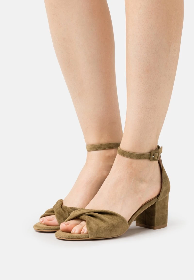 Anna Field LEATHER - Riemensandalette - Khaki 3 Anna Field LEATHER - Riemensandalette - Khaki