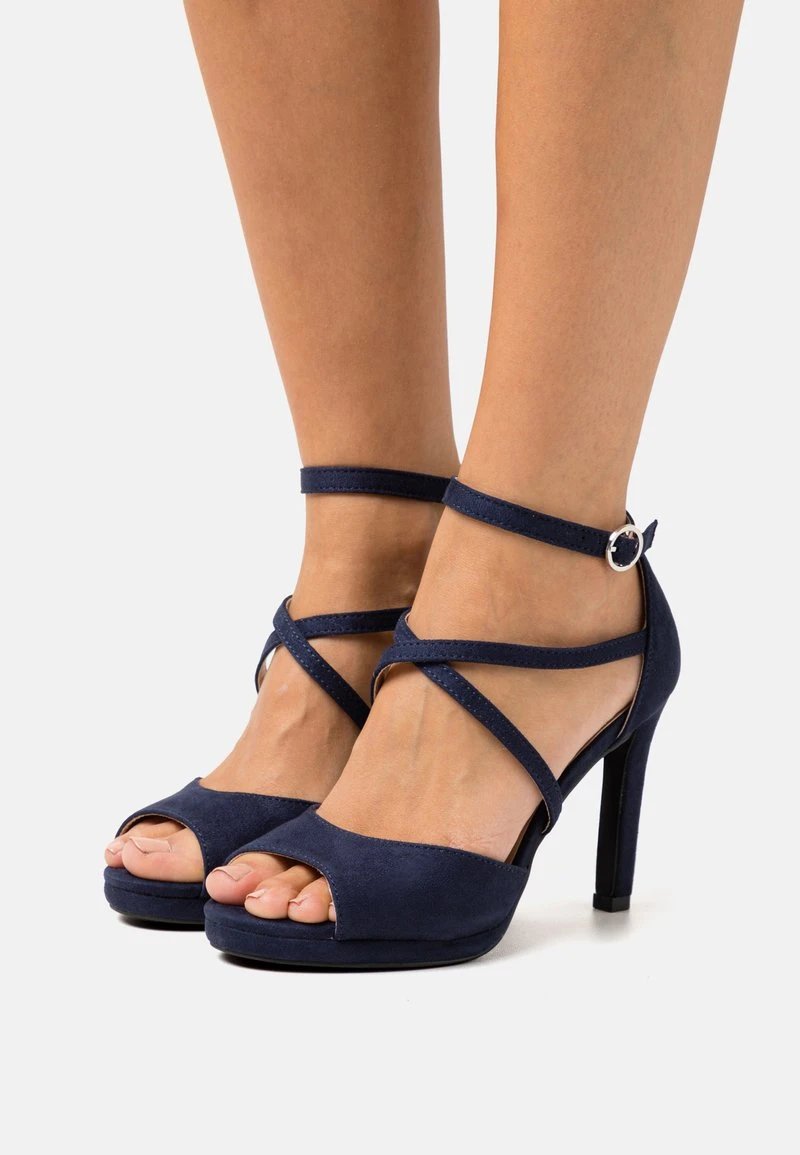 Anna Field Plateausandalette - Dark Blue 3 Anna Field Plateausandalette - Dark Blue