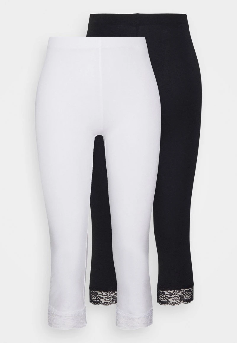 Anna Field 2 PACK - Leggings - Hosen - Black/white 3 Anna Field 2 PACK - Leggings - Hosen - Black/white