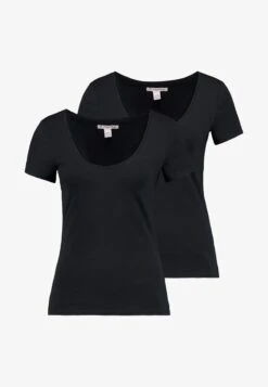 Anna Field 2 PACK - T-Shirt Basic - Black 11 Anna Field 2 PACK - T-Shirt Basic - Black -Chic Fusion Verkauf 626abfe4c856419c8d89299736aecf07