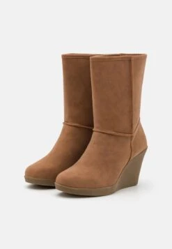 Anna Field WINTER BOOT - Keilstiefelette - Cognac -Chic Fusion Verkauf 64d45de883534e7f974d195c7e051ad9