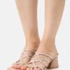 Anna Field LEATHER - Pantolette Hoch - Light Pink -Chic Fusion Verkauf 6dd3fac0d7164debbbe3560b17a0d964