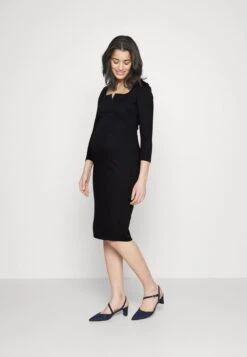 NOTCH NECKLINE MIDI DRESS - Jerseykleid - Black 13 NOTCH NECKLINE MIDI DRESS - Jerseykleid - Black -Chic Fusion Verkauf 745887bcaafc454abffcdfca4f151e44 1