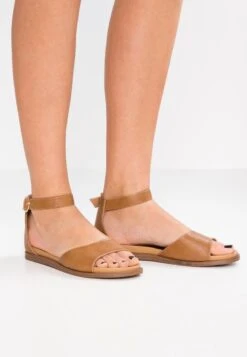 Riemensandalette - Cognac