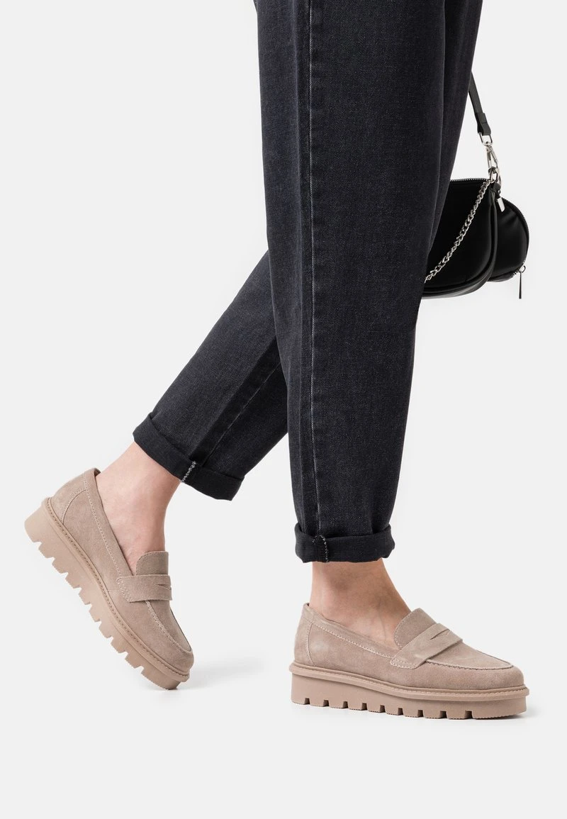 COMFORT LEATHER - Slipper - Taupe 3 COMFORT LEATHER - Slipper - Taupe