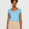 Anna Field T-Shirt Basic - Blue 1 Anna Field T-Shirt Basic - Blue -Chic Fusion Verkauf 7e1fe3b0374a464c908e5249c9915e1f