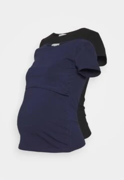 NURSING 2er PACK - Basic T-shirt - T-Shirt Basic - Dark Blue/black 13 NURSING 2er PACK - Basic T-shirt - T-Shirt Basic - Dark Blue/black -Chic Fusion Verkauf 7ef339094c6946628b79c9f31d4e5acc