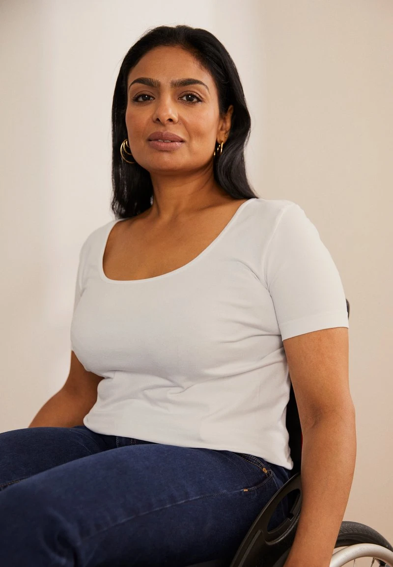 Anna Field T-Shirt Basic - White 3 Anna Field T-Shirt Basic - White