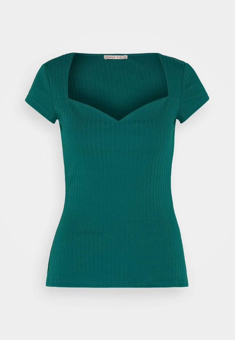 Anna Field T-Shirt Basic - Dark Green 7 Anna Field T-Shirt Basic - Dark Green – Bild 5