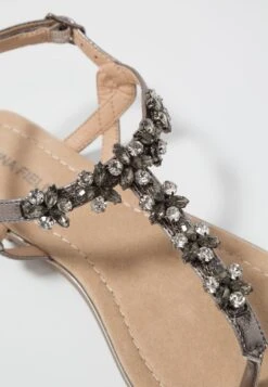 Anna Field Zehentrenner - Gunmetall -Chic Fusion Verkauf 97ace3041f0d4c5a8fa7cc87e151d033