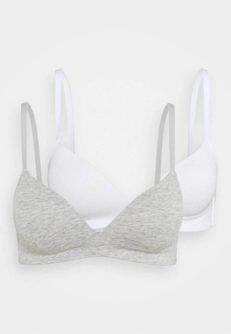 Anna Field 2PP GEORGIA BRA - T-Shirt BH - Grey/white 7 Anna Field 2PP GEORGIA BRA - T-Shirt BH - Grey/white – Bild 5
