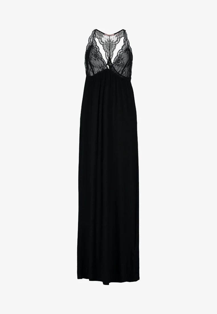 Anna Field ANNA LONG VISCOSE DRESS - Nachthemd - Black 6 Anna Field ANNA LONG VISCOSE DRESS - Nachthemd - Black – Bild 4