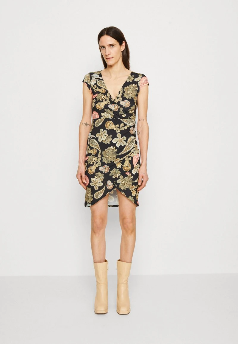 Anna Field Jerseykleid - Black/multi Coloured 3 Anna Field Jerseykleid - Black/multi Coloured