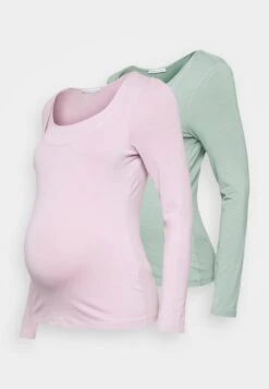MATERNITY BASIC LONGSLEEVE 2 PACK - Langarmshirt - Pink/light Green 12 MATERNITY BASIC LONGSLEEVE 2 PACK - Langarmshirt - Pink/light Green -Chic Fusion Verkauf aa3097cc654b452191a42a513d4790a6
