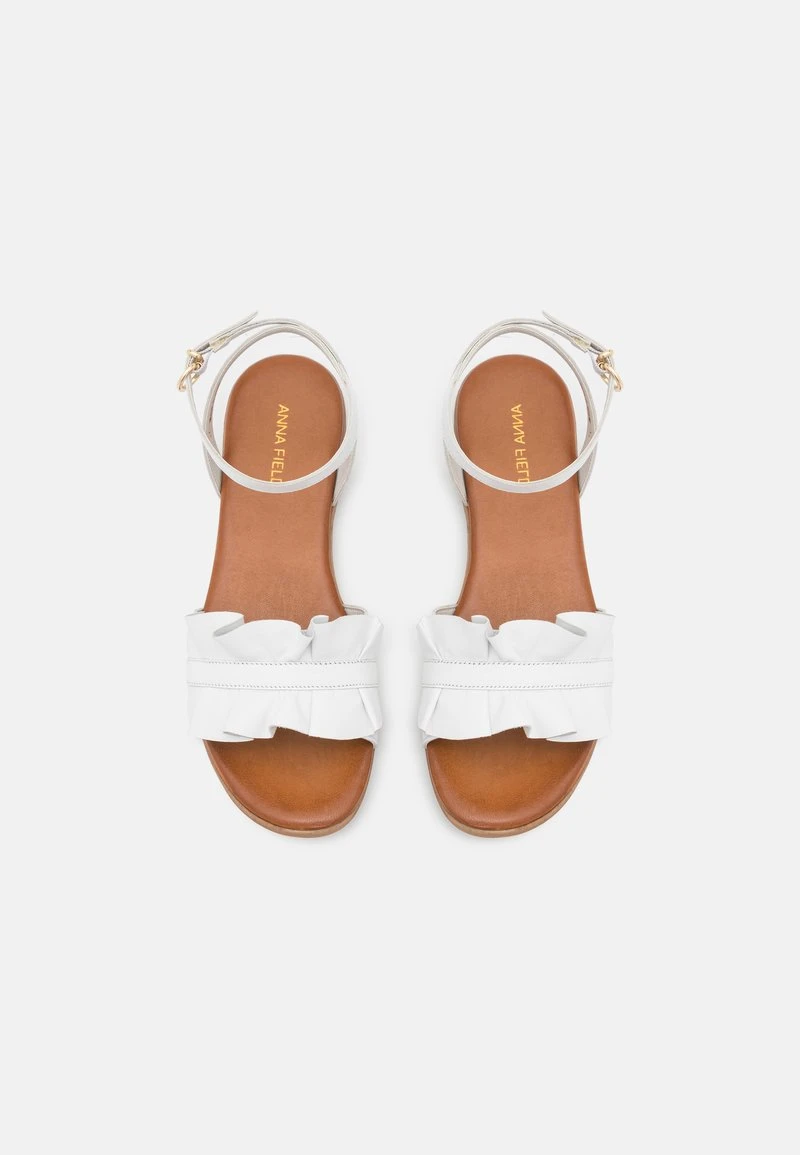Anna Field LEATHER - Riemensandalette - White 8 Anna Field LEATHER - Riemensandalette - White – Bild 6