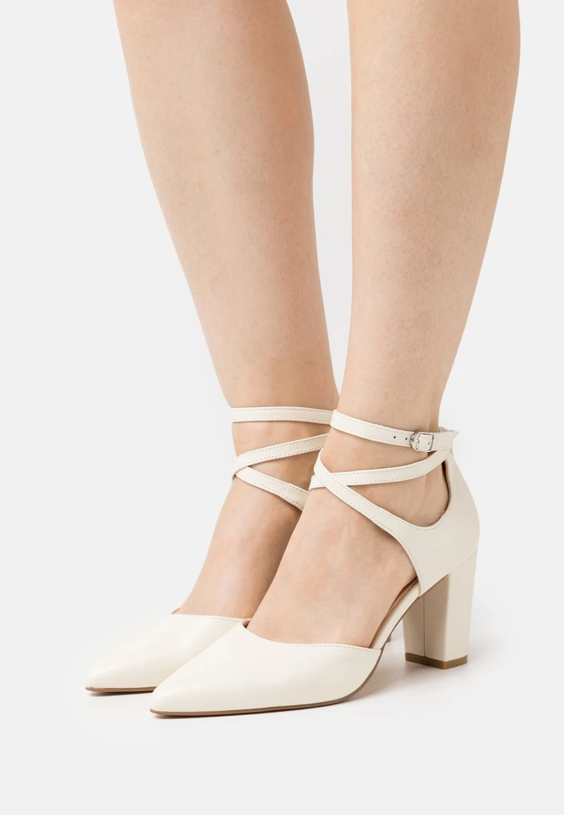 Anna Field LEATHER - High Heel Pumps - White 3 Anna Field LEATHER - High Heel Pumps - White