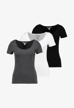 Anna Field 3 PACK - T-Shirt Basic - White/black/dark Grey 11 Anna Field 3 PACK - T-Shirt Basic - White/black/dark Grey -Chic Fusion Verkauf bb08976caaf640e78f849b1b6087903f
