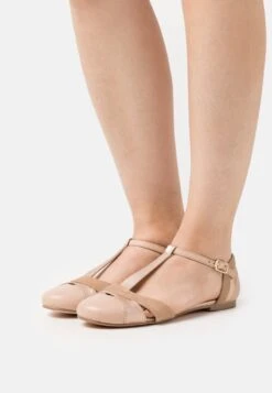 Anna Field LEATHER - Riemchenballerina - Beige