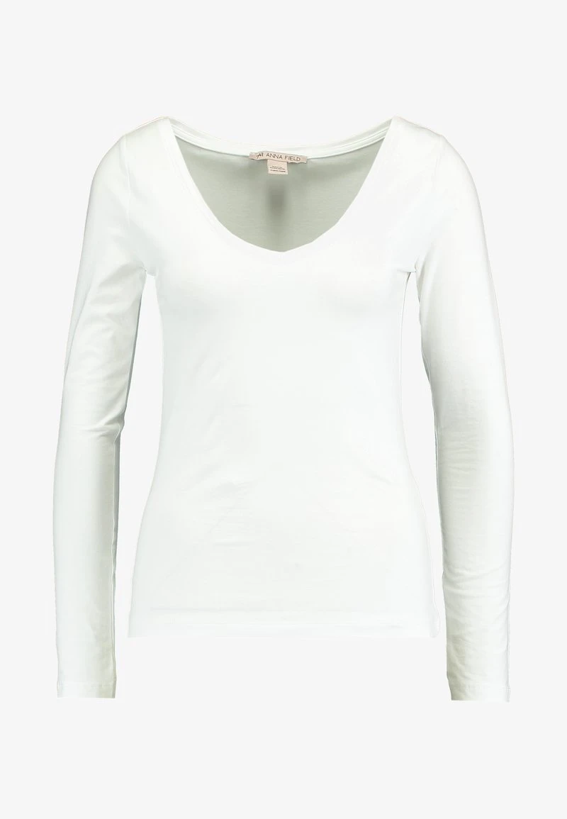 Anna Field BASIC - Langarmshirt - White 7 Anna Field BASIC - Langarmshirt - White – Bild 5