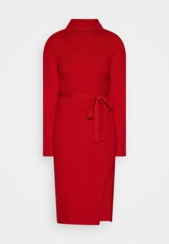 Anna Field ROLLKRAGEN RIPP MINI STRICKKLEID MIT GÜRTEL - Strickkleid - Red -Chic Fusion Verkauf d04bebcd58f24f00a11111c54cc28fcb