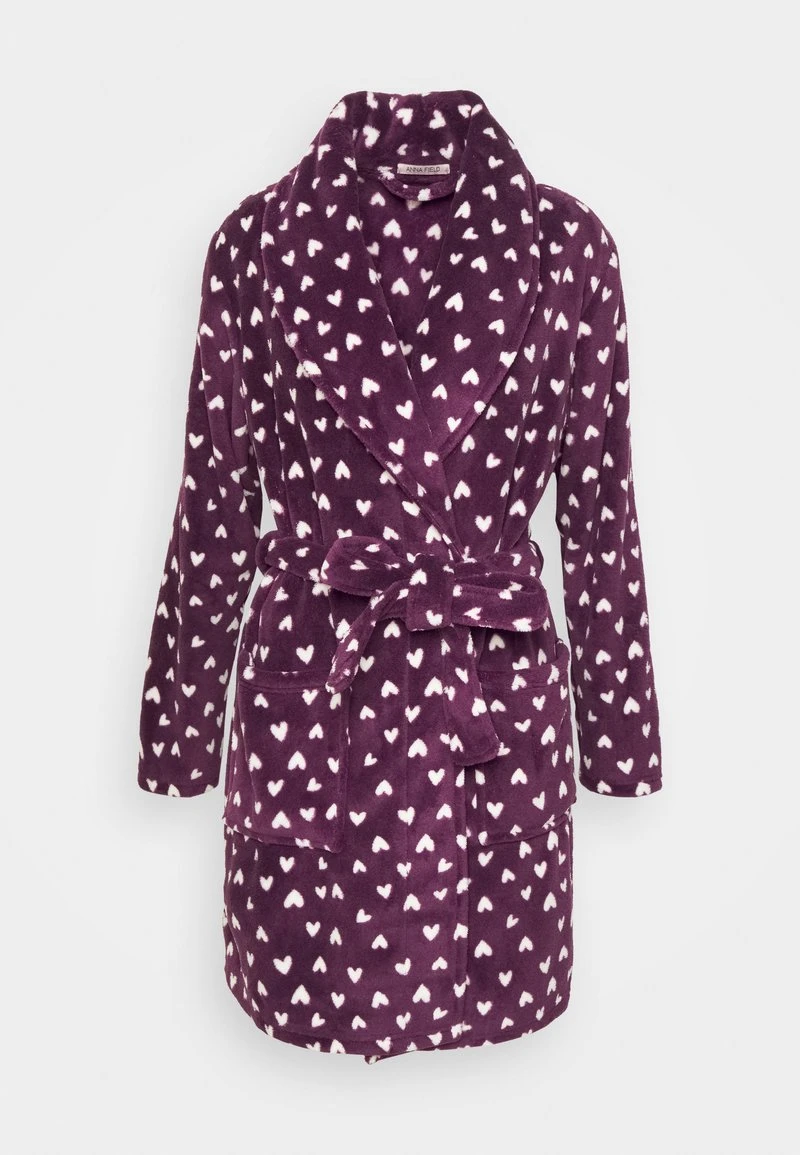 Anna Field Bademantel - Dark Red/beige 6 Anna Field Bademantel - Dark Red/beige – Bild 4