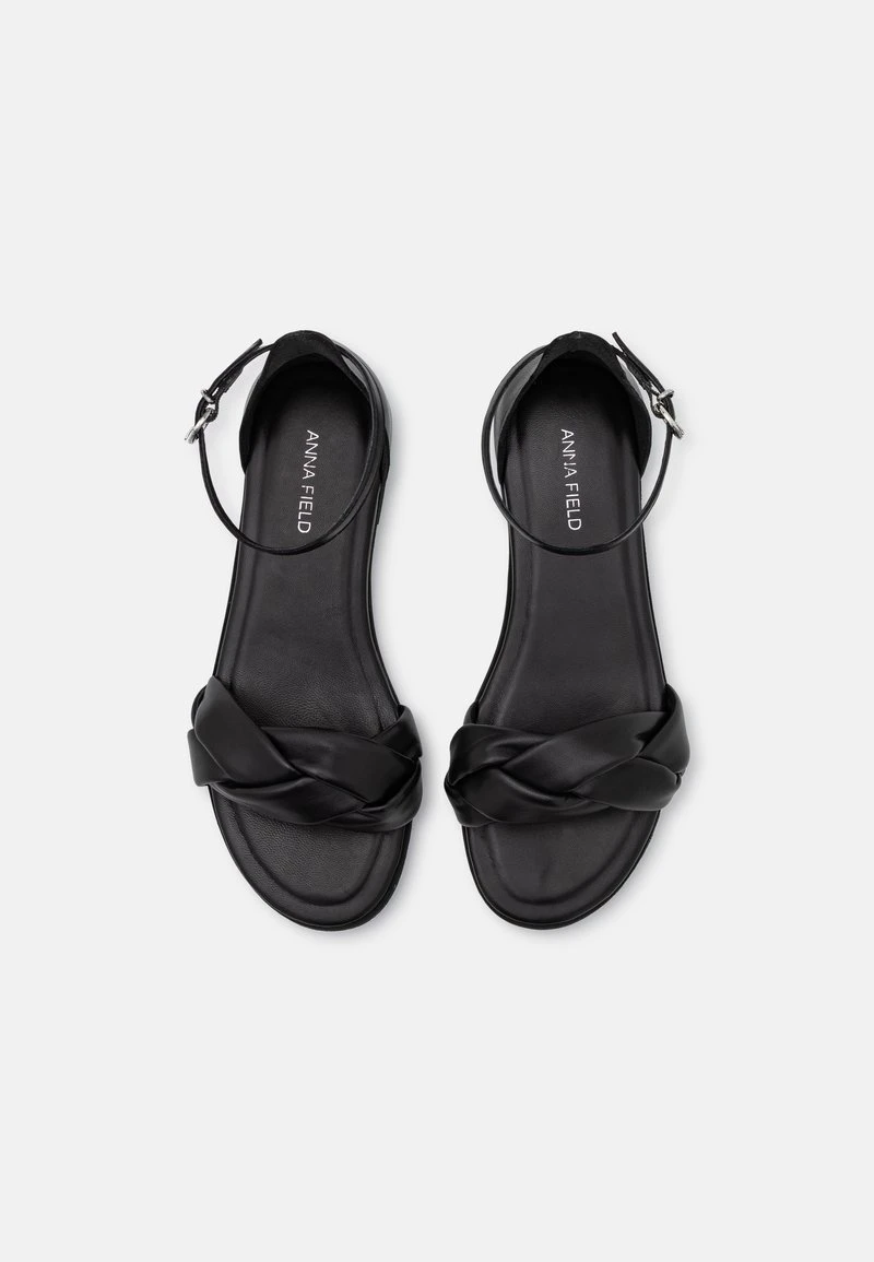 LEATHER - Riemensandalette - Black 8 LEATHER - Riemensandalette - Black – Bild 6