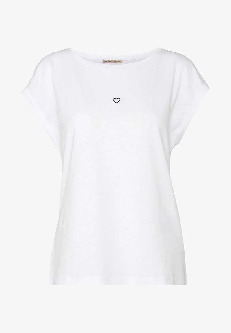 Anna Field T-Shirt Basic - White 6 Anna Field T-Shirt Basic - White – Bild 4