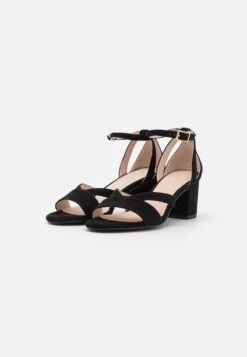 LEATHER WIDE FIT - Riemensandalette - Black -Chic Fusion Verkauf da0420eb983e4b45ba2c1d93a78fccb3