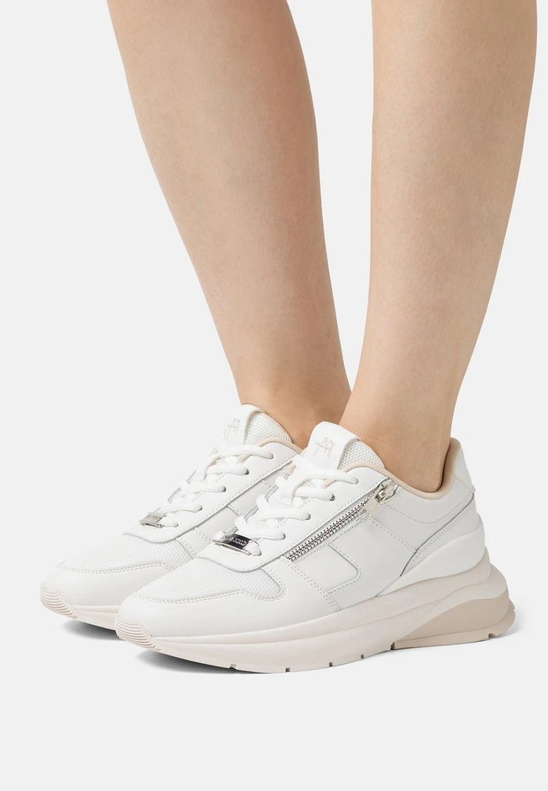 Anna Field LEATHER - Sneaker Low - White/beige 3 Anna Field LEATHER - Sneaker Low - White/beige