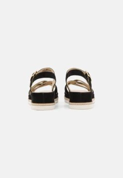 Anna Field LEATHER - Keilsandalette - Black -Chic Fusion Verkauf e15a96d829114d55af3f3f08dc594dfd